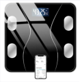 Digital Bathroom Scale Bluetooth Body Fat Scale Scale for Body Weight, Smart Digital Bathroom Weighing Scales. Body Composition Analyzer for Body Weight, Body Fat Electronic Body Analyzer Machine. 