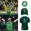 Shahid Afridi Combo (2 in 1) Deal T-shirt & Cap For Cricket Fans. 