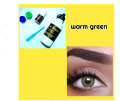 Shade name Warm Green Eye Contact Lens Multiple Eye care Lens. 