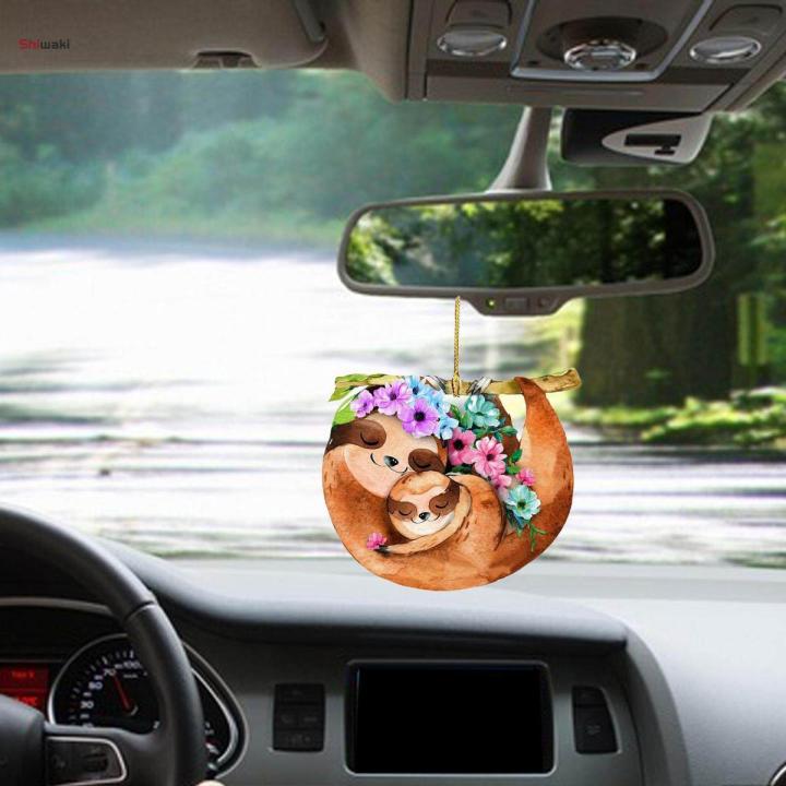Car Hanging Ornament ,Car Pendant ,Swinging Rear View Mirror Cute, Creative ,Car Decoration, Car Interior Accessories for Holiday Gift ,Women