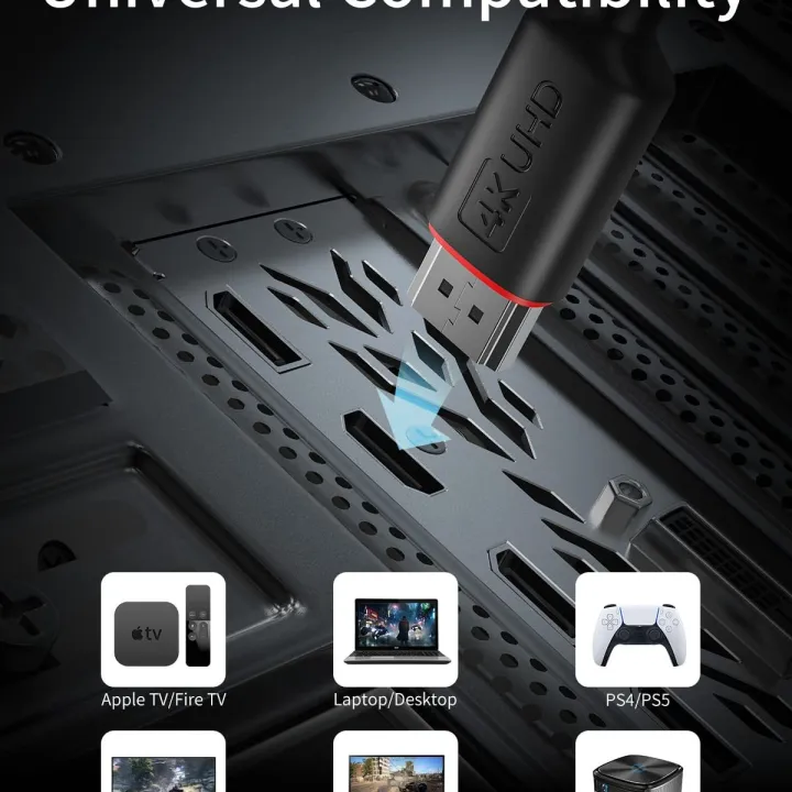 Silkland%204K%20HDMI%20Cable%202M%20-Pack,%20Support%204K@60Hz,%20ARC,%20HDR,%203D,%20Ethernet,%20HDMI%20ARC%20%20Compatible%20for%20TV,%20Blu-Ray,%20PS4/5,%20Xbox,%20Projector,%20Soundbar,%20Sky,%20PC,%20Laptop%20etc.%20-%20Image%202