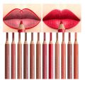 Pack of 12 Lip Liner Nude Velvet Lipstick Pencil Set Waterproof Deal. 