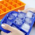 15 Square Cube Silicone Ice Cube Trays. 