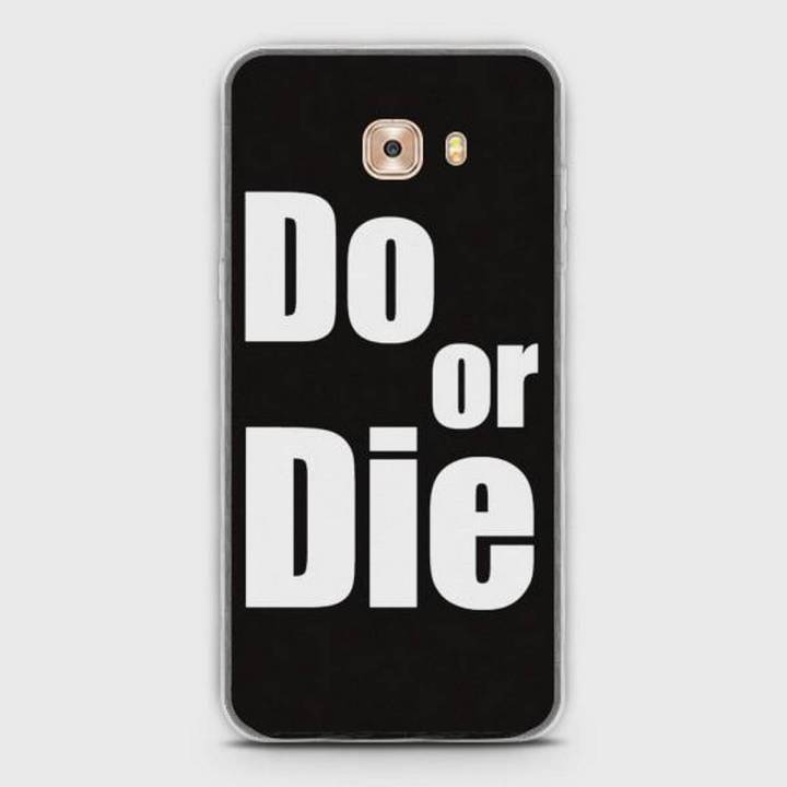 Samsung C5 Pro Cover - SkinLee HQ Hybrid Case (Soft) - Do or Die - SKINLEE-489-1-136-40