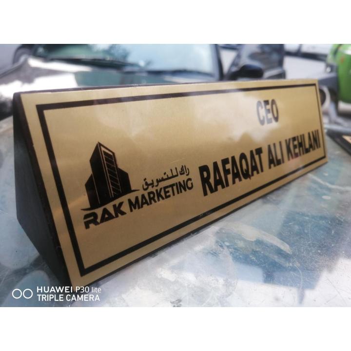 Customized Name Plate for office table | Name plate | Table name Plate