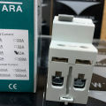 Sara earth leakage breaker rccb two pole 63 A. 