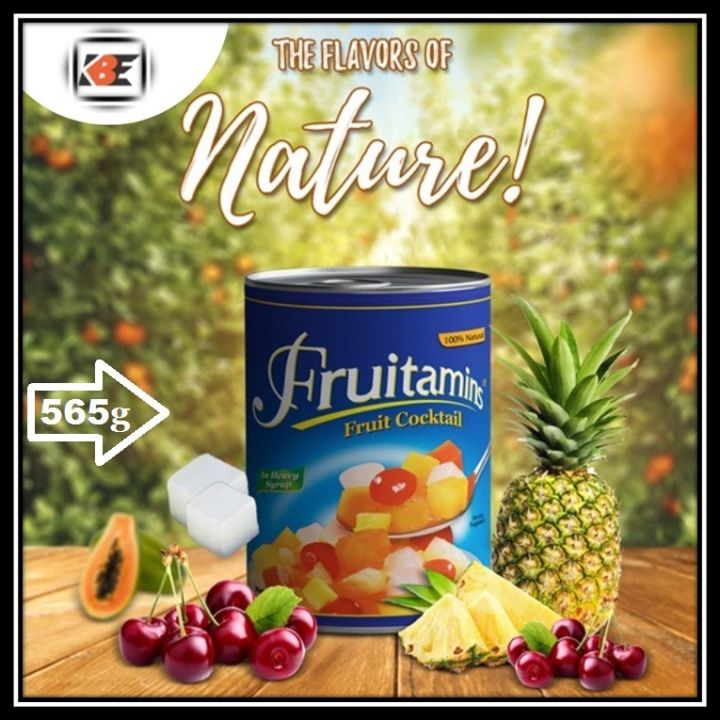 Fruitamins Fruit Cocktail 565gm Fruit Cocktail is a Delicious and Convenient Canned Fruit Imported and High Quality Product