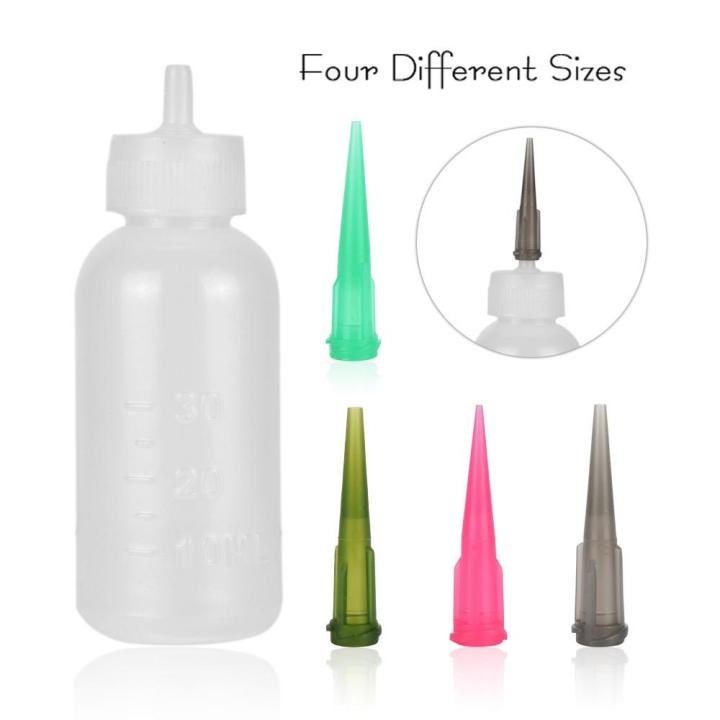Temporary Tattoo Kit Applicator Bottles For Tattoo Cream With 4 Needle Mouth