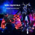 Wireless Gaming Controller for PS4, Galaxy Nebula Design High Performance, Dual Vi br ation Gaming Controller, Compatible with PlayStation 4 /Pro/Slim/PC with Audio Function, Mini LED Indicator​​​​​. 