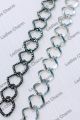 Stylish Chain Metal Square - 3 Yards Elegant Link Chains for Crafting – Silver and Gun Black Elegant Chain Links for DIY Jewelry, and Accessories Purse Clutches Cross Body Bags Chain. 