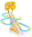 Musical Penguin Roller Coaster Track Toy Set with Light and Sound. 