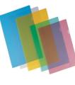 Pack of 12 - L Shape Folder F/S size, 18C Thick - Multicolour. 