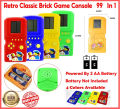 Buy Wisdom Video Game for Kids – 99 in 1 Gameboy Brick Game | Classic Retro Fun Toy for Endless Entertainment. 