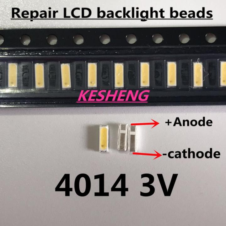 4014 LED backlight 0.2 W SMD 4014 LED diode 3V cold white 20LM LCD backlight for TV TV application 100PCS