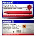Made in Germany - Vintage Sealing Wax Sticks for Melting ool Stamp Envelope Invitation 361220 60/10 Sealing Wax Red - Packet of 10 Bars. 