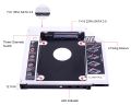 Universal 2nd HDD Caddy 12.7MM SSD HDD Case Enclosure For Laptop DVD-ROM CD-ROM. 