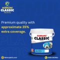 Subrang Classic Semi Plastic Emulsion Distemper Paint for Walls and Ceilings | All Colors | 0.91 Liter Quarter. 