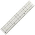 Japan MUJI stationery black and white ruler 15cm double-sided scale student acrylic transparent MUJI ruler. 