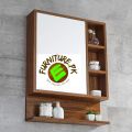 Strong and Heavy New Look Bathroom Cabinet with Mirror and Shelves by eFurniturePk. 
