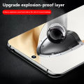 Biruiqu 2Pcs For Honor 200 9H 2.5D Full Cover Tempered Glass Screen Protector Film Black. 
