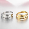 Fashion Ring Jewelry Inspiration Jewelry Gift for Women "I Am Enough" Classic Engraved Rings Spiral Wrap Twist Adjustable Ring. 