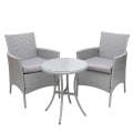 Timber Outdoor - Cane Style Rattan Bistro Set. 