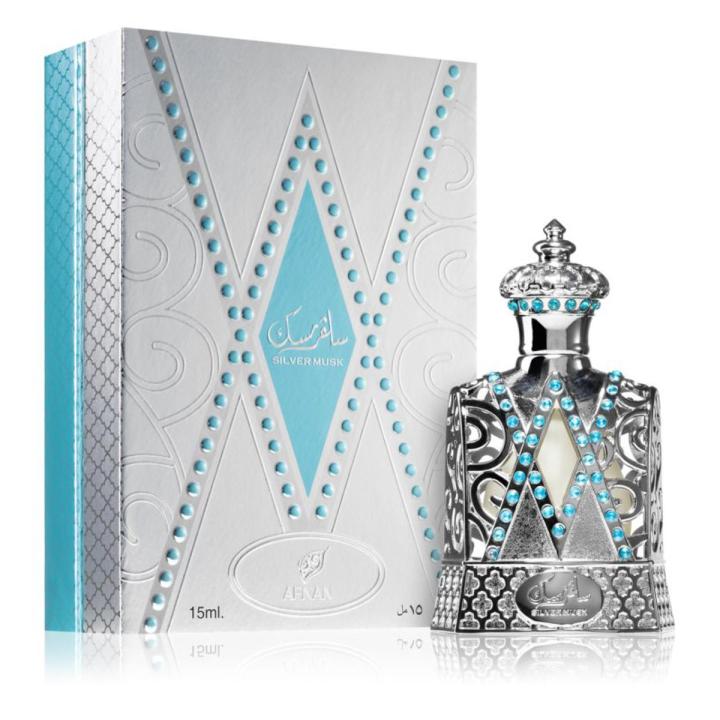 Afnan Silver Musk Attar for Unisex - 15ml