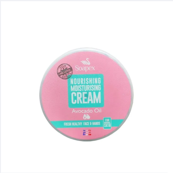 Soapex Nourishing Moisturising Cream Avacado Oil Face & Hands with Organic Extract