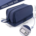 Capacity Pencil Case Pencil Pouch Pen Bag For School Stationery And Travel Black. 