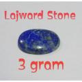 Lajward Stones Blue ( lapis lazuli Stones). Lajwanti Gemstone. 3 gram. 