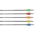 Silk Road Traders Musen MSTJ-42BS ID 4.2mm 100% Pure Carbon Arrows - 0.006” Straightness - Hardened Easy Cut Tip - Competitive Practice/Shooting Arrows - 12 Pcs. 