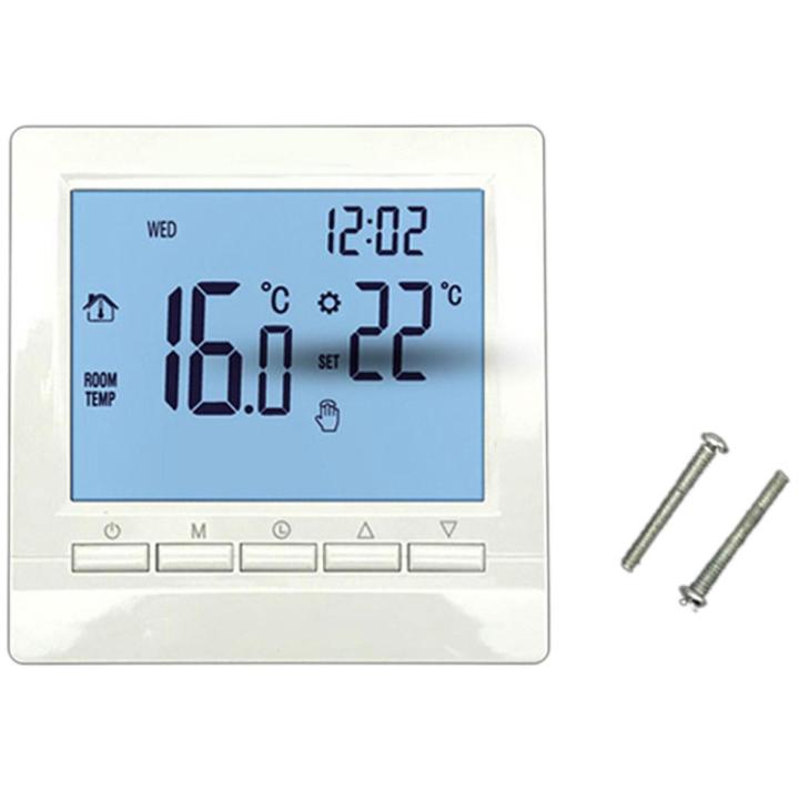 Gas Ber Heating Thermostat Blue Temperature Regulator For Bers Weekly Programmable