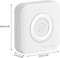 12V Wired Doorbell -Ring- DING DONG Ringer Access Control Wired Doorbell External ABS plastic (Ideal for Home Office Access Control System),. 