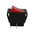 Spreeshop 2X Red Light Illuminated 4 Pin DPST ON/OFF Snap in Rocker Switch 16A 20A 250V AC. 