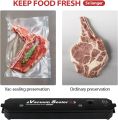 Vacuum Sealer Machine - Automatic Food Sealer for Food Preservation, Suitable for Dry & Moist Food, Portable Sealer with 10 Vacuum Sealer Bags. 