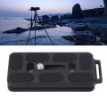 Quick Release Camera Mounting Plate Compatible Universal Camera Quick Release Plate Lanyard Hole PU 70H CNC Tech for Arca Slot. 