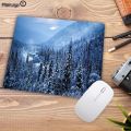 Mairuige Big Promotion Nature Landscape Blue Forest Trees MousePads Computer Gaming Mouse Pad Gamer Play Mats Mousepad 22X18CM. 