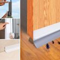 1M Flexible Door Bottom Sealing Strip Mosquito and Mouse Kitchen Stopper, Wind Dust Blocker, Water Proof, Wind Proof Sealer Stopper Twin Door Decor Protector Doorstop Draft Dodger Gap Blocker and Wind Blocker. 