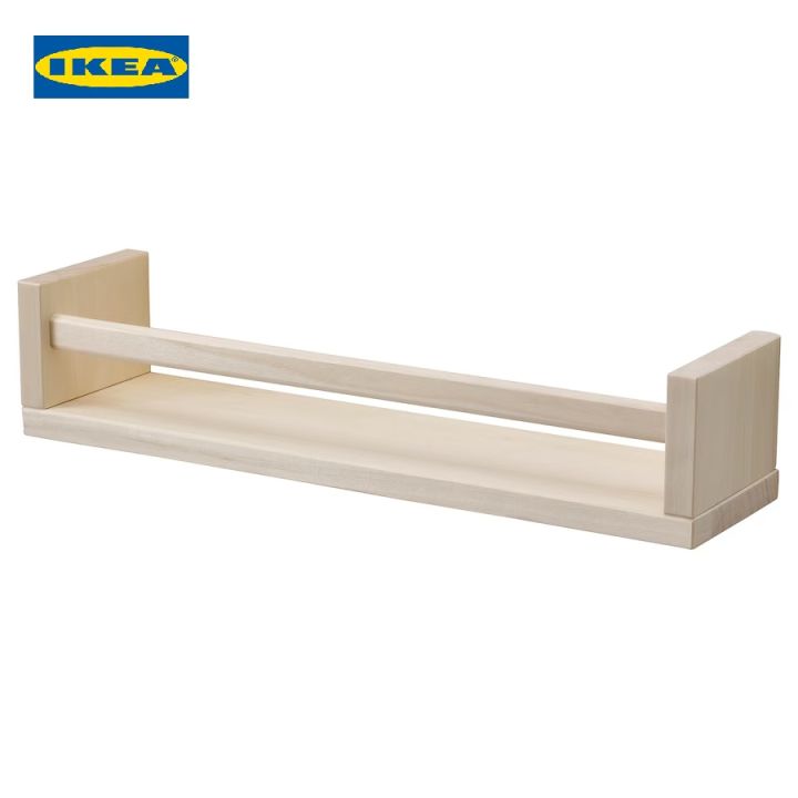 IKEA Bekväm Spice Rack - Multi Purpose Wooden Kitchen Shelf - Birch Color Made of Wood