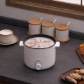 Electric Cooker - Electric Stove - Electric Hot Pot, 1.5L Non-stick Ramen Cooker, Multi-Function Electric Pot for Pasta, Noodles, Steak, Egg, Electric Cooker with Dual Power Control, Over-Heating and Boil Dry Protection. 