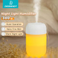 DoomHot Air Humidifier Mini Night Light Portable Mist Sprayer USB Electric Air Humidifier 300ML Cool Water Mist Maker with Warm Night Light With 2 Working Modes for Home Office Car. 