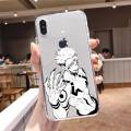 Jujutsu Kaisen Satoru Gojo anime Phone Case Transparent soft For iphone 5 5s 5c se 6 6s 7 8 11 12 plus mini x xs xr pro max. 