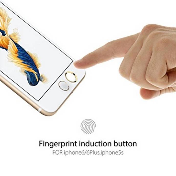 For Iphone Home Button Sticker Touch Id Home Button Sticker Ultra Slim Fingerprint