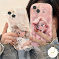 MissConnie Pretty Disney Princess Barbie Fantasy Graffiti Creativity Case for Infinix Smart 6 7 5 6 Plus Hot 11 10 20 9 8 12 30 Play Hot 9 10Lite 8 30i Note 12 G96 3D Wavy Curved Edge Soft Cover. 