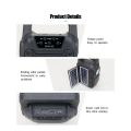 GTS 1767 Solar Charging Wireless Bluetooth Speakers - MP3 Music Player - SD Card FM Radio USB Rechargeable Speaker - 4 inch Drive Size - Greatnice BEST Quality loudspeaker Sound Players Double Solar Wireless Speaker – LED Light Flashlight Portable Speaker. 