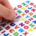 10 Sheets Glitter Alphabet Letter Stickers Self Adhesive ABC A-Z Words Letters Stickers Alphabets Sticker Name Stickers. 