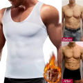 Premium Men’s Slimming Compression Vest – Chest & Abdomen Shaper Shirt. 
