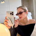 2024 New Design Lip Gloss Phone Case For iPhone 15 14 13 12 Pro Max Lipstick Lip Balm 3D Make-Up Silicone Lipgloss Holder Cover. 