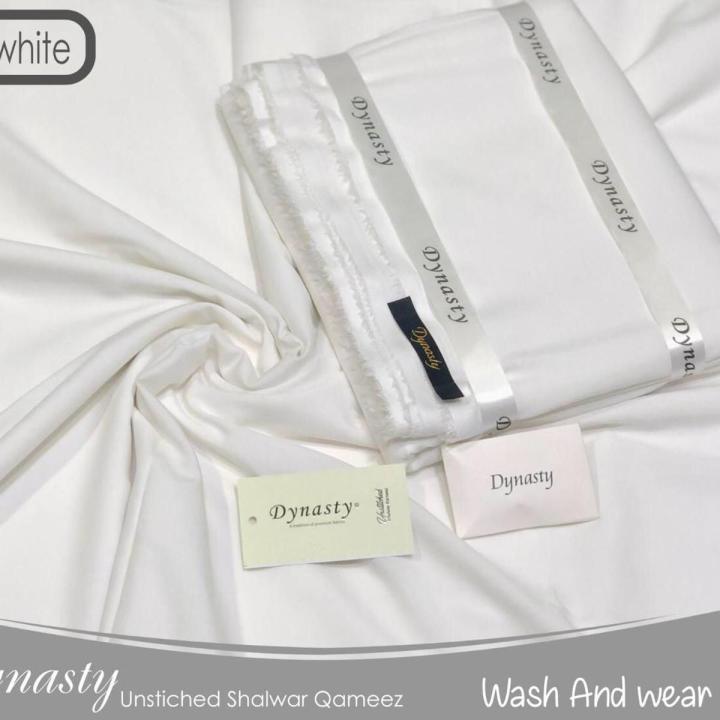 Dynasty. Wash n Wear Unstitched Suit For Men's