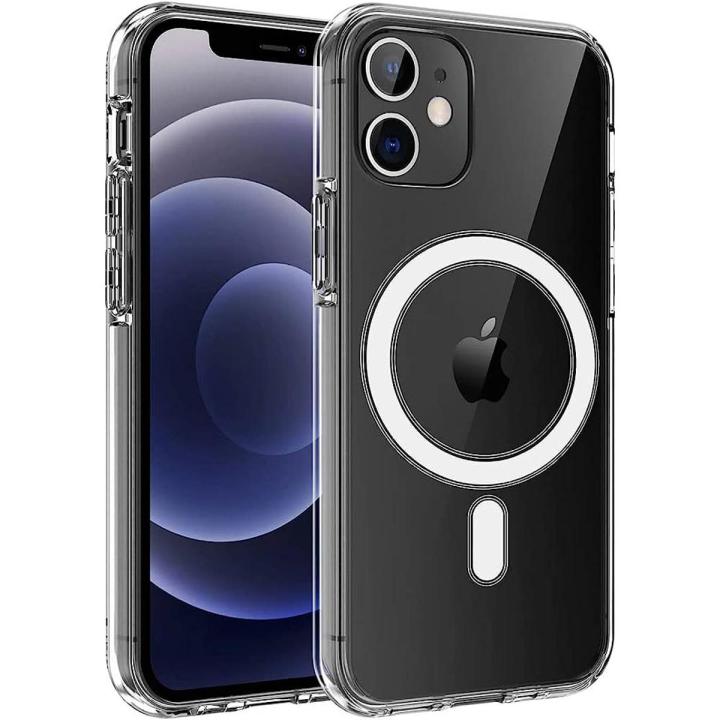 Apple iPhone X,XS,XS MAX,11,11 PRO, 11 PRO MAX,12,12 PRO,12 PRO MAX,13,13 PRO,13 PRO MAX,14,14 PRO,14 PRO MAX Magnetic MagSafe Compatible Protective Clear TPU Transparent Case